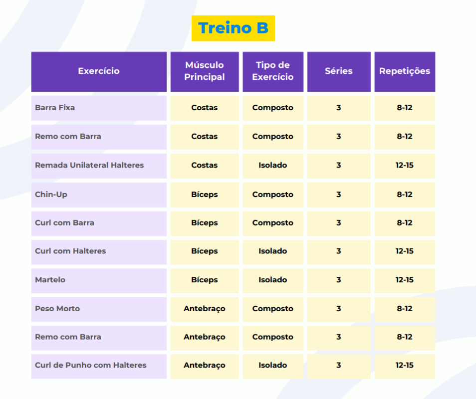 TREINO B